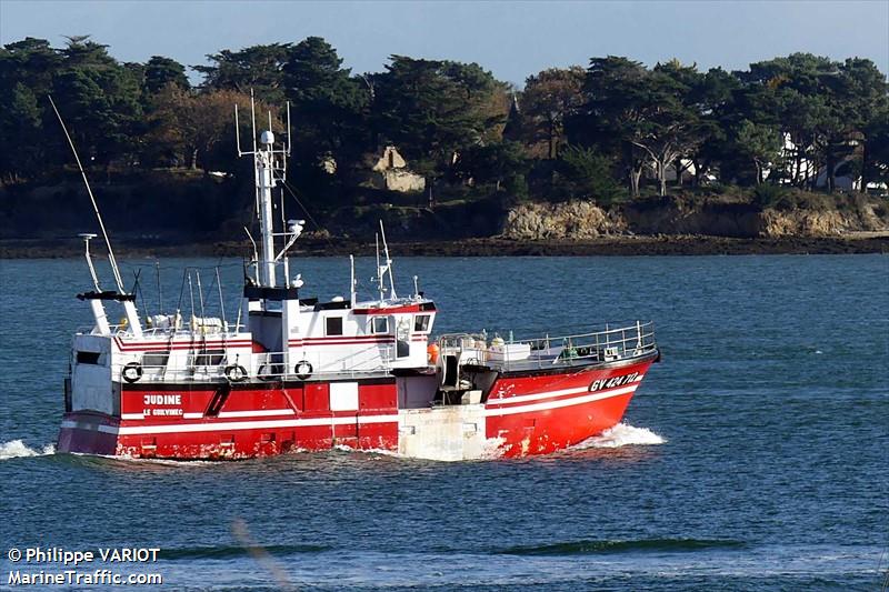 fv judine (Fishing vessel) - IMO , MMSI 227577000, Call Sign FPMI under the flag of France