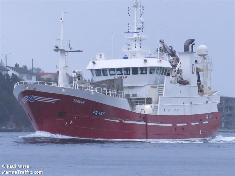 sunbeam fr487 (Fishing vessel) - IMO , MMSI 232503000, Call Sign MYTS7 under the flag of United Kingdom (UK)