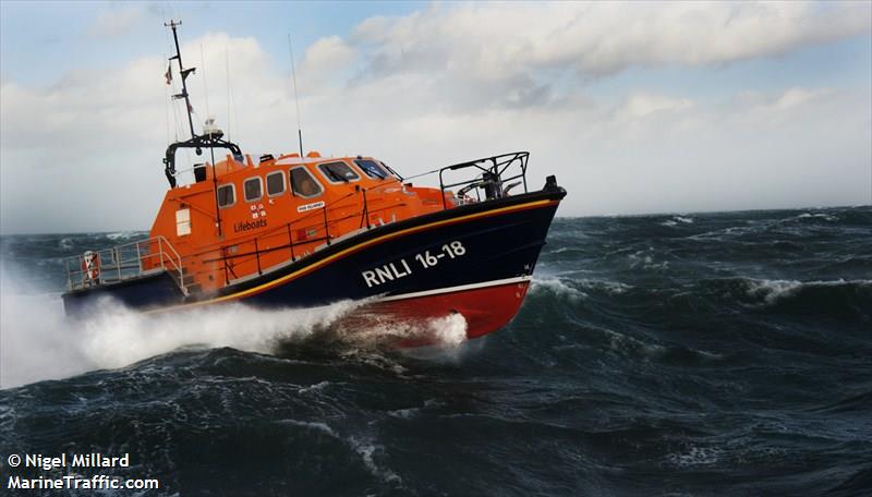 rnli lifeboat 16-18 (SAR) - IMO , MMSI 235050725, Call Sign MVQE2 under the flag of United Kingdom (UK)