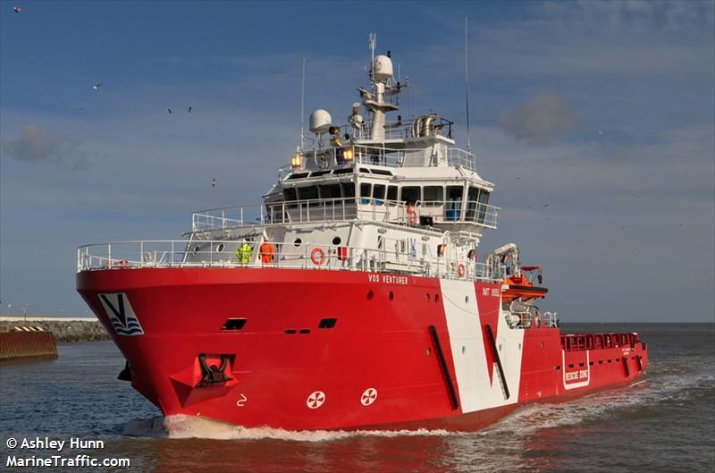 vos venturer (Offshore Tug/Supply Ship) - IMO 9488164, MMSI 235083457, Call Sign 2EAJ4 under the flag of United Kingdom (UK)