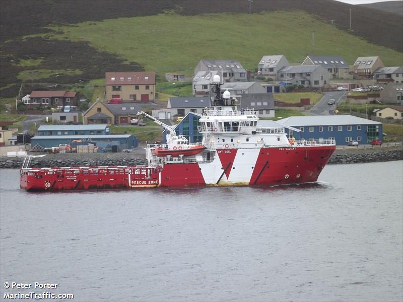 vos valiant (Offshore Tug/Supply Ship) - IMO 9510773, MMSI 235089032, Call Sign 2EXT9 under the flag of United Kingdom (UK)