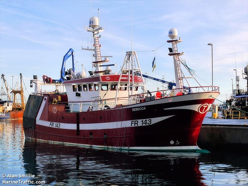 rebecca fr143 (Fishing Vessel) - IMO 9775830, MMSI 235117076, Call Sign 2JMD5 under the flag of United Kingdom (UK)