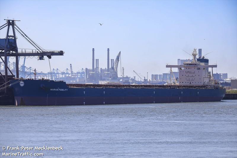 maran fidelity (Bulk Carrier) - IMO 9839870, MMSI 241688000, Call Sign SVDG3 under the flag of Greece