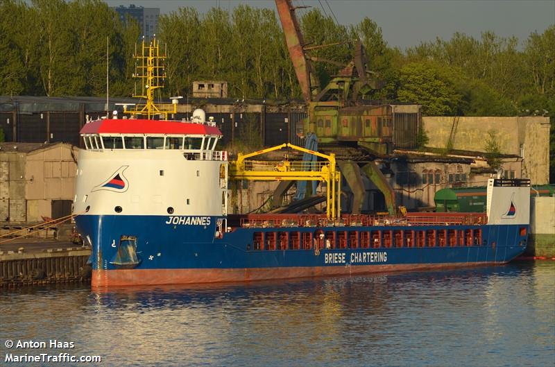 johannes (General Cargo Ship) - IMO 9815343, MMSI 244220000, Call Sign PBLU under the flag of Netherlands