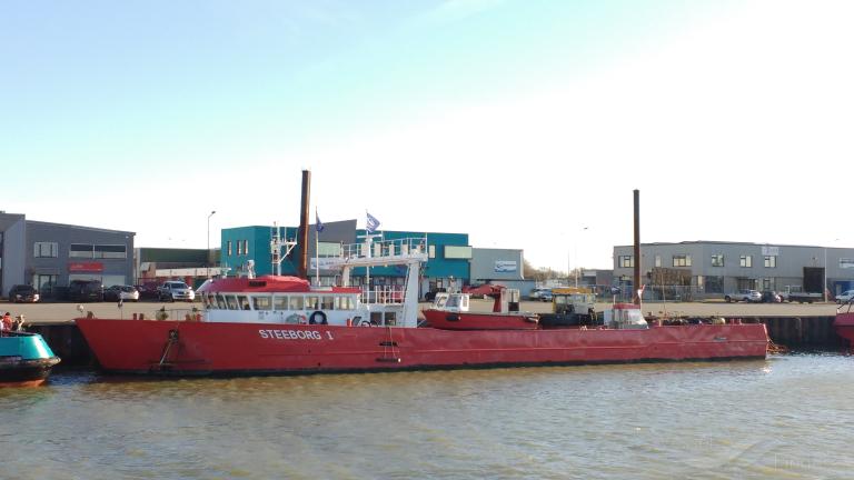 steeborg 1 (Dredging or UW ops) - IMO , MMSI 244870150, Call Sign PE6492 under the flag of Netherlands