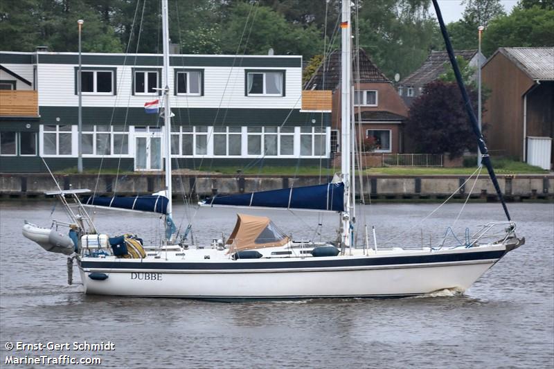 dubbe (Pleasure craft) - IMO , MMSI 244870497, Call Sign PB7363 under the flag of Netherlands