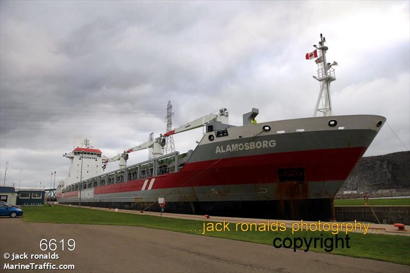 alamosborg (General Cargo Ship) - IMO 9466348, MMSI 246830000, Call Sign PCMV under the flag of Netherlands