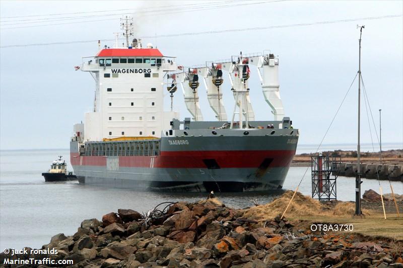 taagborg (General Cargo Ship) - IMO 9546461, MMSI 246912000, Call Sign PCSZ under the flag of Netherlands