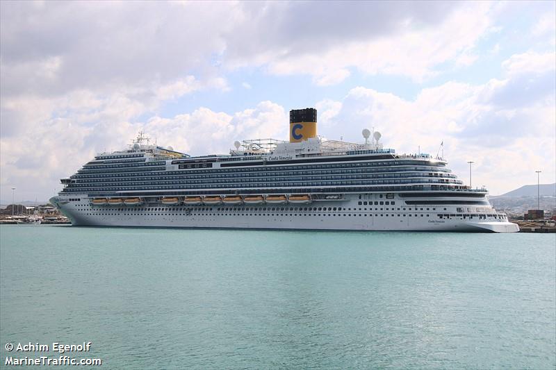 costa venezia (Passenger (Cruise) Ship) - IMO 9801689, MMSI 247391100, Call Sign IBAD under the flag of Italy