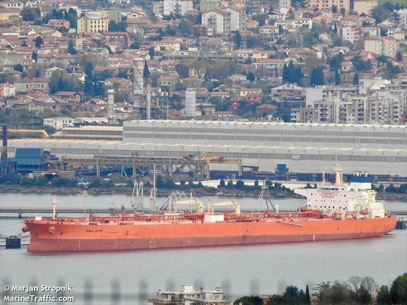 signal alpha (Crude Oil Tanker) - IMO 9412036, MMSI 248579000, Call Sign 9HA4712 under the flag of Malta