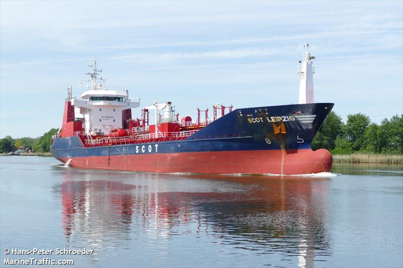 scot leipzig (Chemical/Oil Products Tanker) - IMO 9260847, MMSI 249080000, Call Sign 9HA4096 under the flag of Malta