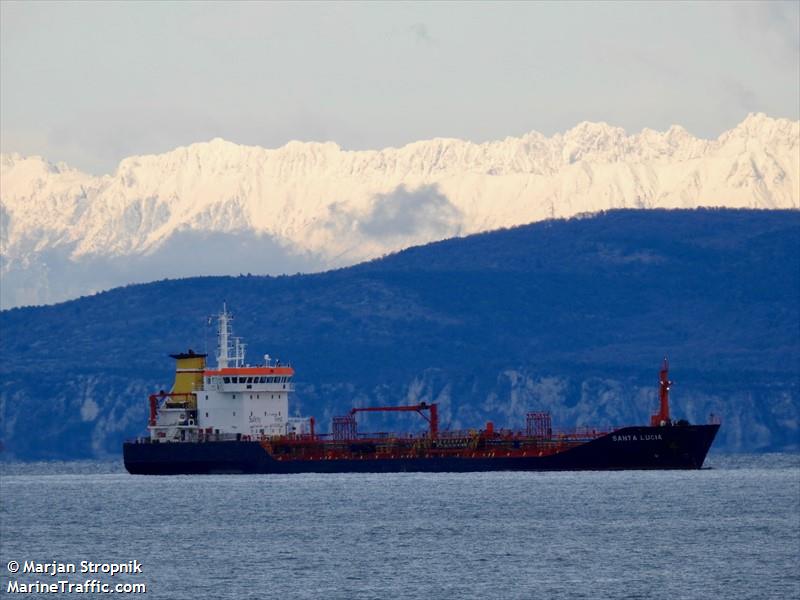 santa lucia (Chemical/Oil Products Tanker) - IMO 9260500, MMSI 256445000, Call Sign 9HA2860 under the flag of Malta