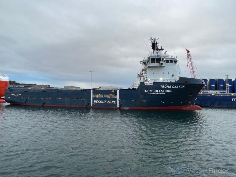 troms castor (Offshore Tug/Supply Ship) - IMO 9422213, MMSI 258170000, Call Sign LALC under the flag of Norway