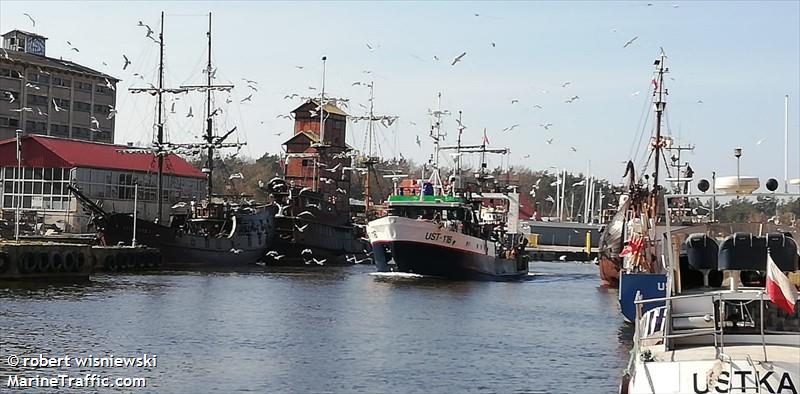 ust-116 (Fishing vessel) - IMO , MMSI 261004390, Call Sign SPG2949 under the flag of Poland