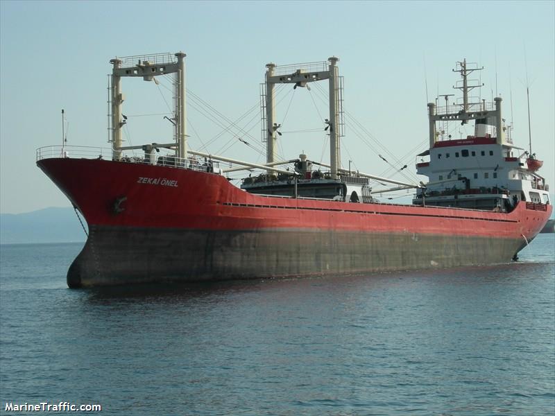 zekai onel (General Cargo Ship) - IMO 8132603, MMSI 271000414, Call Sign TCQX under the flag of Turkey