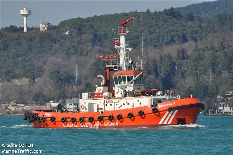 kurtarma 2 (Tug) - IMO 8959764, MMSI 271005005, Call Sign TCKA2 under the flag of Turkey