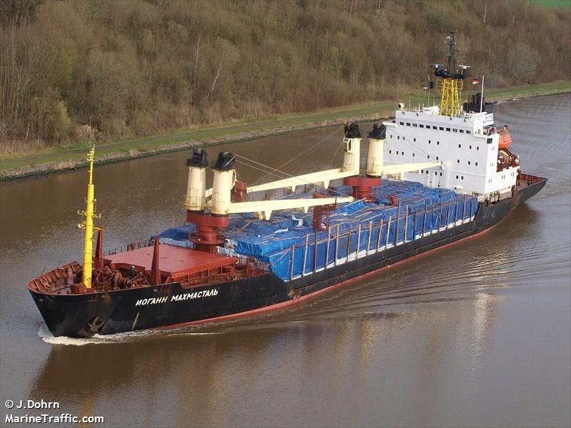 iohann mahmastal (General Cargo Ship) - IMO 8603406, MMSI 273110100, Call Sign UCKT under the flag of Russia