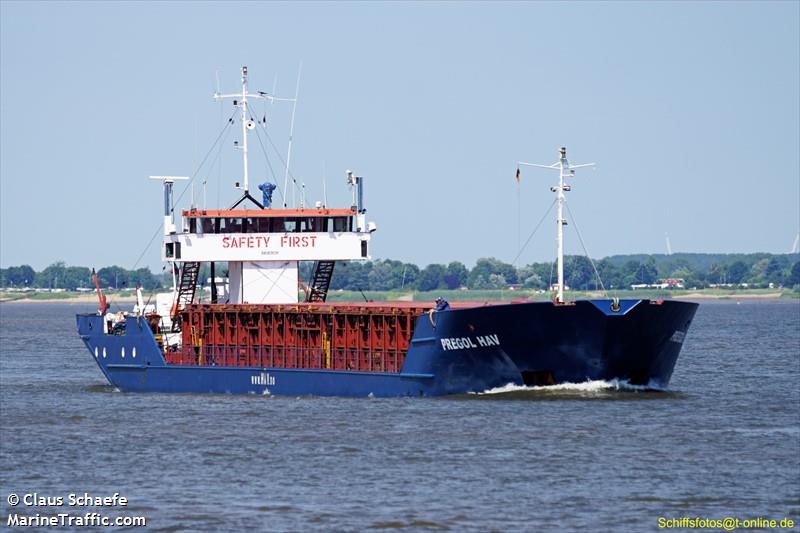 pregol hav (General Cargo Ship) - IMO 8519239, MMSI 305966000, Call Sign V2QO3 under the flag of Antigua & Barbuda