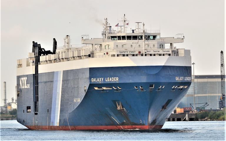 galaxy leader (Vehicles Carrier) - IMO 9237307, MMSI 311408000, Call Sign C6S02 under the flag of Bahamas