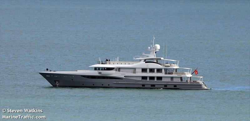 serenity j (Yacht) - IMO 1012385, MMSI 319061400, Call Sign ZGDT3 under the flag of Cayman Islands