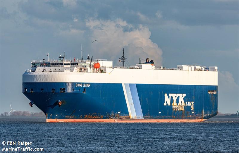 dione leader (Vehicles Carrier) - IMO 9561954, MMSI 352023000, Call Sign 3ETU9 under the flag of Panama