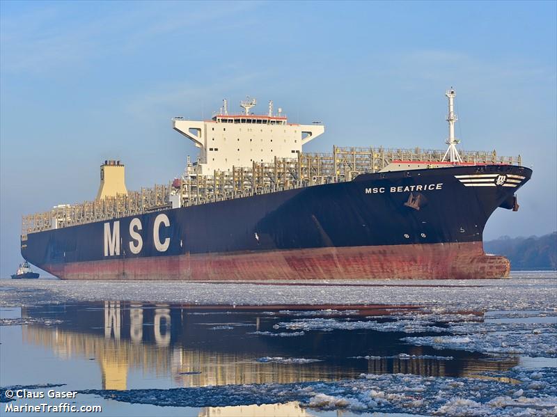 msc beatrice (Container Ship) - IMO 9399014, MMSI 353162000, Call Sign 3FUF2 under the flag of Panama