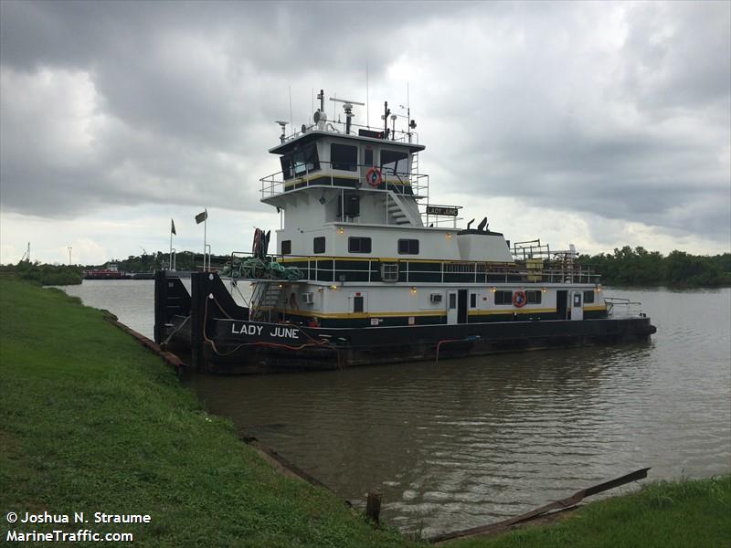 lady june (Towing vessel) - IMO , MMSI 367535270, Call Sign WDG4316 under the flag of United States (USA)