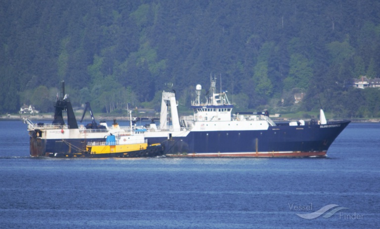 island enterprise (Fish Factory Ship) - IMO 7710721, MMSI 368037000, Call Sign WDB4539 under the flag of United States (USA)