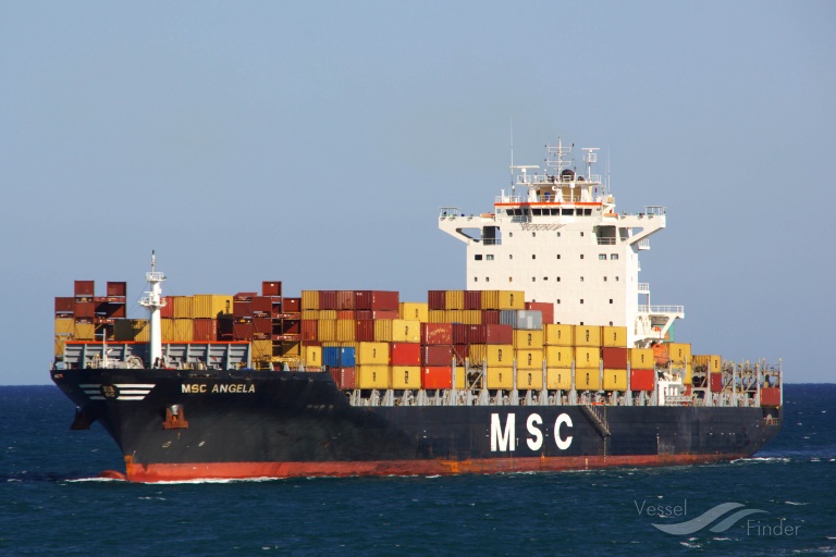 msc angela (Container Ship) - IMO 9351593, MMSI 370254000, Call Sign 3ESB8 under the flag of Panama