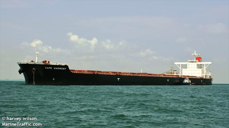 cape harmony (Bulk Carrier) - IMO 9514212, MMSI 373009000, Call Sign 3FIB3 under the flag of Panama
