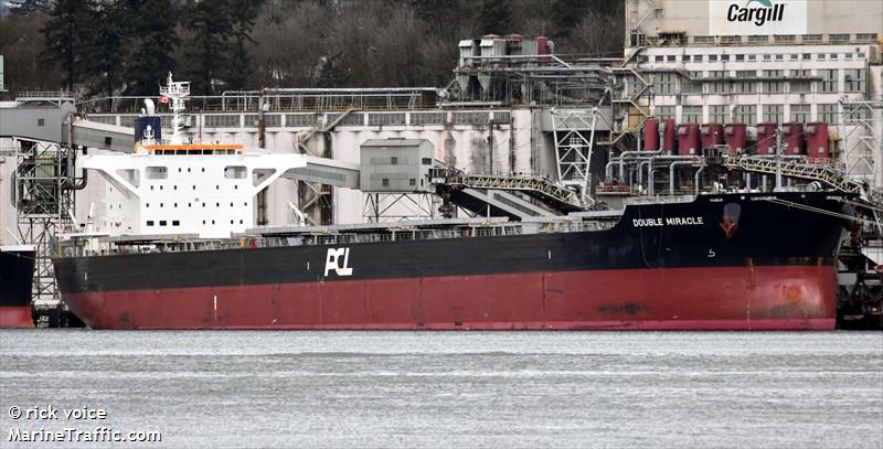 double miracle (Bulk Carrier) - IMO 9682966, MMSI 373345000, Call Sign 3EJM5 under the flag of Panama