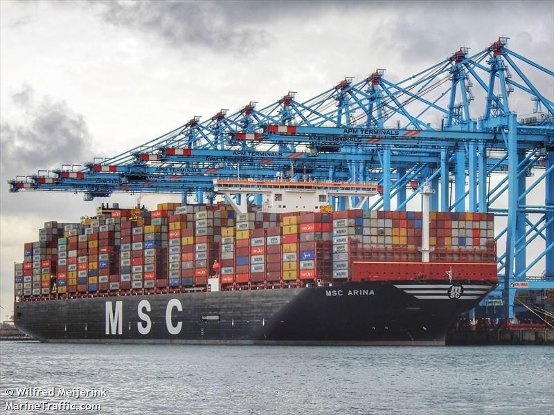 msc arina (Container Ship) - IMO 9839284, MMSI 374607000, Call Sign H9BV under the flag of Panama