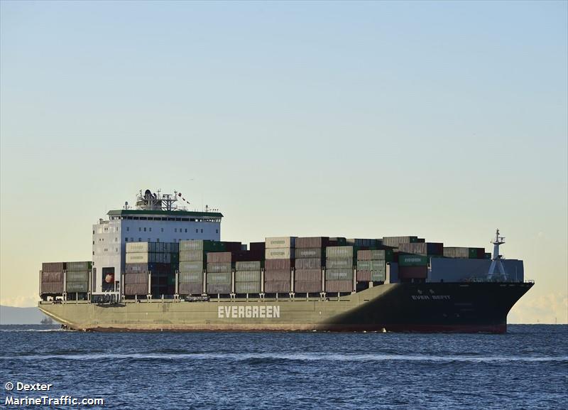 ever befit (Container Ship) - IMO 9784128, MMSI 416036000, Call Sign BKLN under the flag of Taiwan