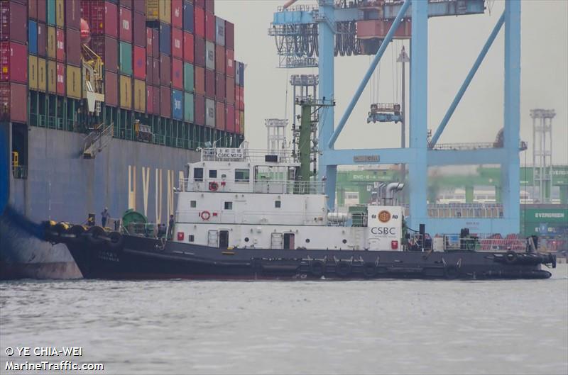 csbc no.12 (Tug) - IMO 9709764, MMSI 416484000, Call Sign BDHE under the flag of Taiwan