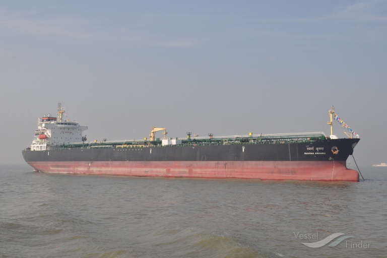 swarna krishna (Oil Products Tanker) - IMO 9414838, MMSI 419760000, Call Sign AUYP under the flag of India
