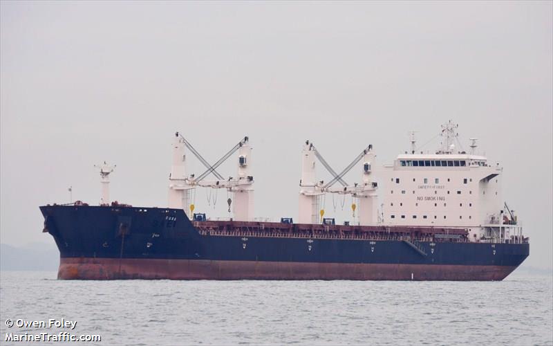 oura (Bulk Carrier) - IMO 9387815, MMSI 422034900, Call Sign EPBU9 under the flag of Iran