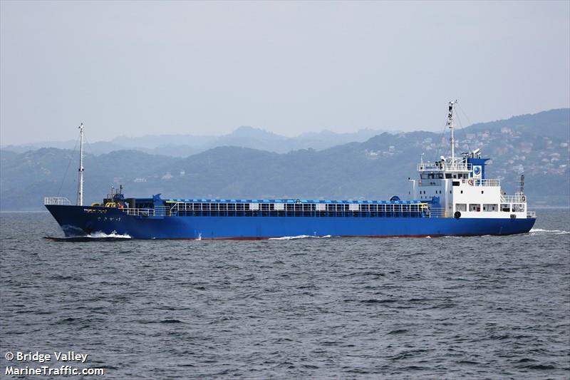 sakigake (General Cargo Ship) - IMO 9809992, MMSI 431008777, Call Sign JD4118 under the flag of Japan