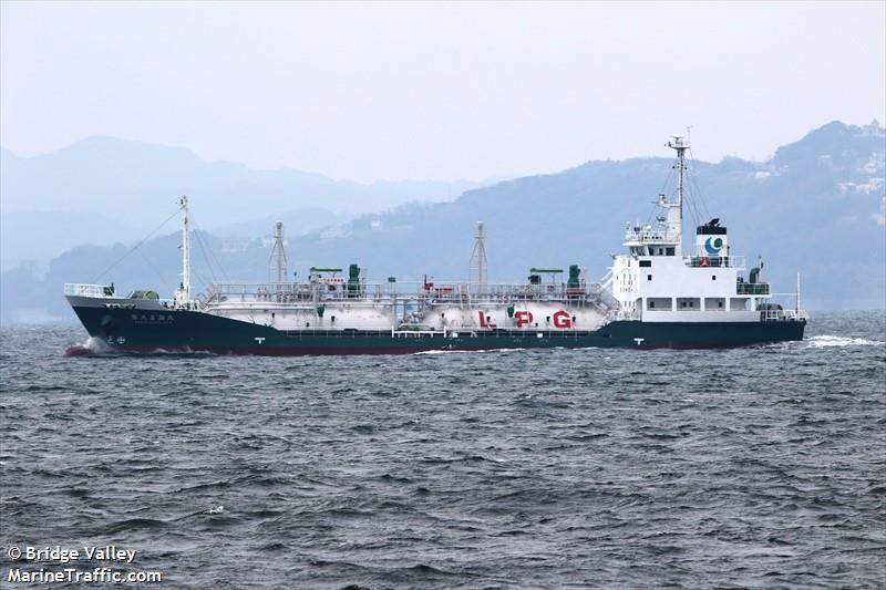 ryokenmaruno8 (LPG Tanker) - IMO 9810161, MMSI 431010478, Call Sign JD4295 under the flag of Japan
