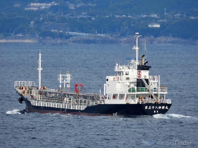 shinko maru no.38 (Chemical Tanker) - IMO 9852901, MMSI 431012332, Call Sign JD4499 under the flag of Japan