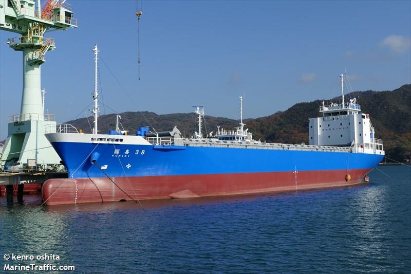 kuniki 38 (General Cargo Ship) - IMO 9889083, MMSI 431014201, Call Sign JD4706 under the flag of Japan