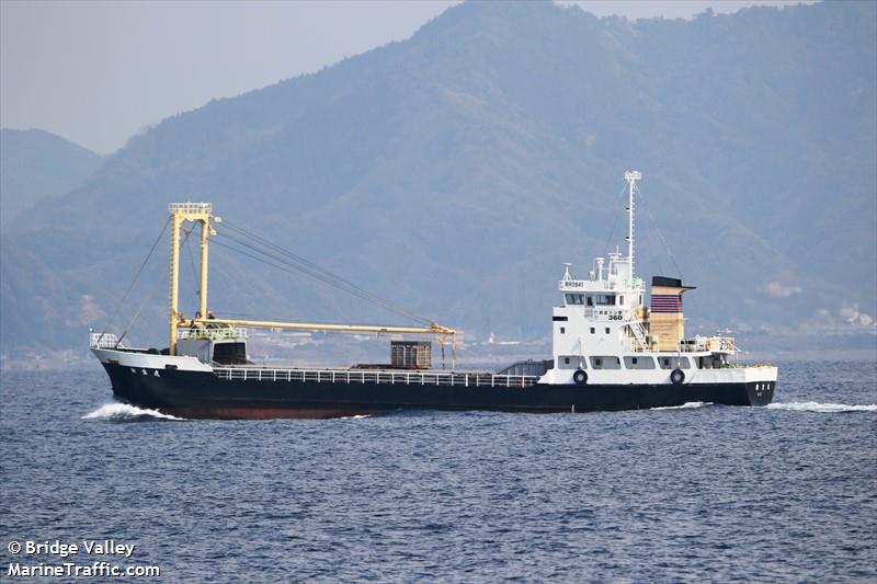 sinsei maru (Cargo ship) - IMO , MMSI 431100232, Call Sign JG5456 under the flag of Japan
