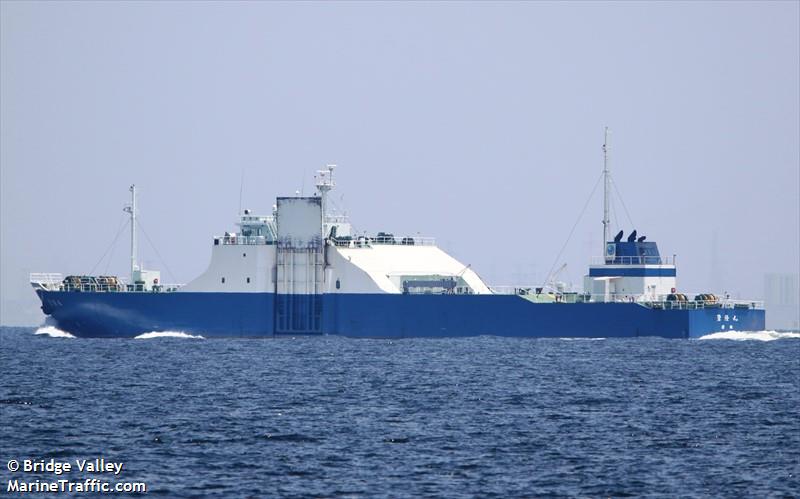 hekiryumaru (Palletised Cargo Ship) - IMO 9018397, MMSI 431200271, Call Sign JH3274 under the flag of Japan