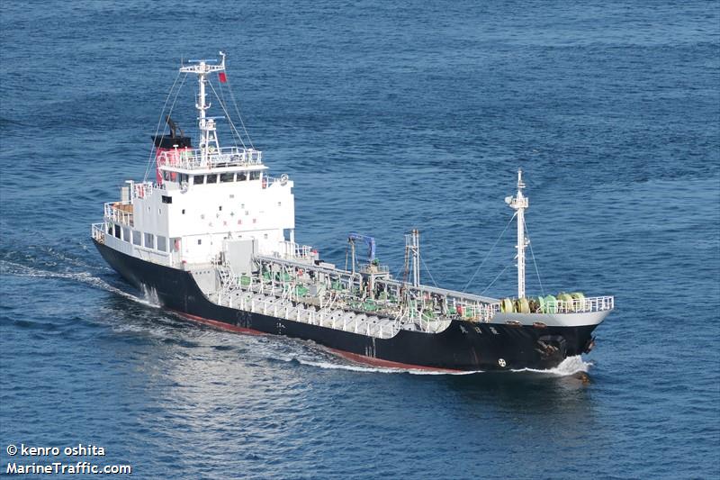 ryojitsumaru (Chemical Tanker) - IMO 9049695, MMSI 431402031, Call Sign JD2160 under the flag of Japan