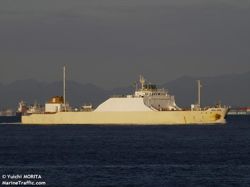 ohryu maru (Palletised Cargo Ship) - IMO 9018490, MMSI 431500955, Call Sign JL5702 under the flag of Japan