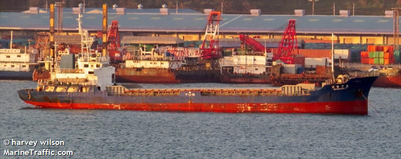 kwang yang 7 (General Cargo Ship) - IMO 9064293, MMSI 440121580, Call Sign 046323 under the flag of Korea