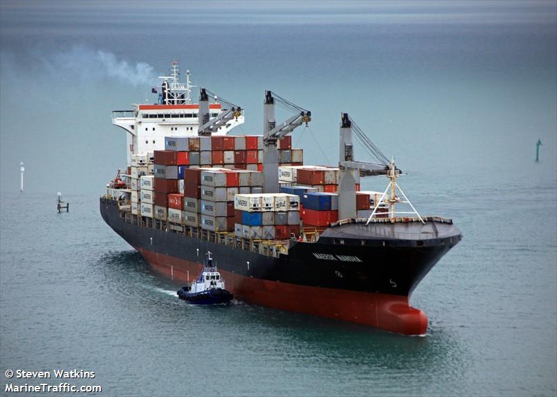 maersk nansha (Container Ship) - IMO 9385996, MMSI 477111700, Call Sign VREI3 under the flag of Hong Kong