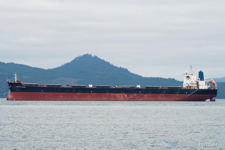 phoenix ocean (Bulk Carrier) - IMO 9591997, MMSI 477224600, Call Sign VRLT2 under the flag of Hong Kong