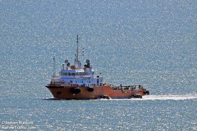 mermaid searcher (Offshore Tug/Supply Ship) - IMO 9488401, MMSI 503570000, Call Sign VNW6115 under the flag of Australia