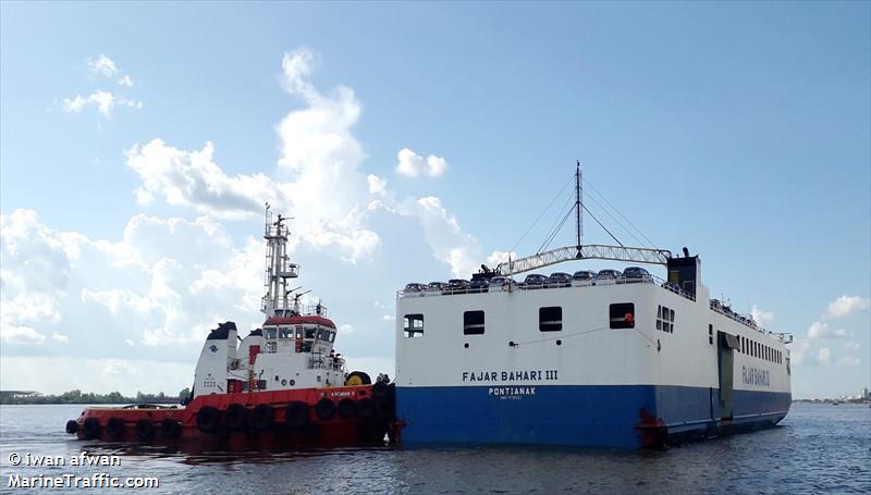 fajar bahari iii (Ro-Ro Cargo Ship) - IMO 9730282, MMSI 525100115, Call Sign JZXI under the flag of Indonesia