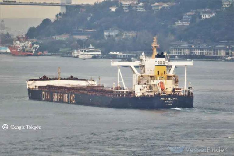 philadelphia (Bulk Carrier) - IMO 9588495, MMSI 538004559, Call Sign V7XS4 under the flag of Marshall Islands